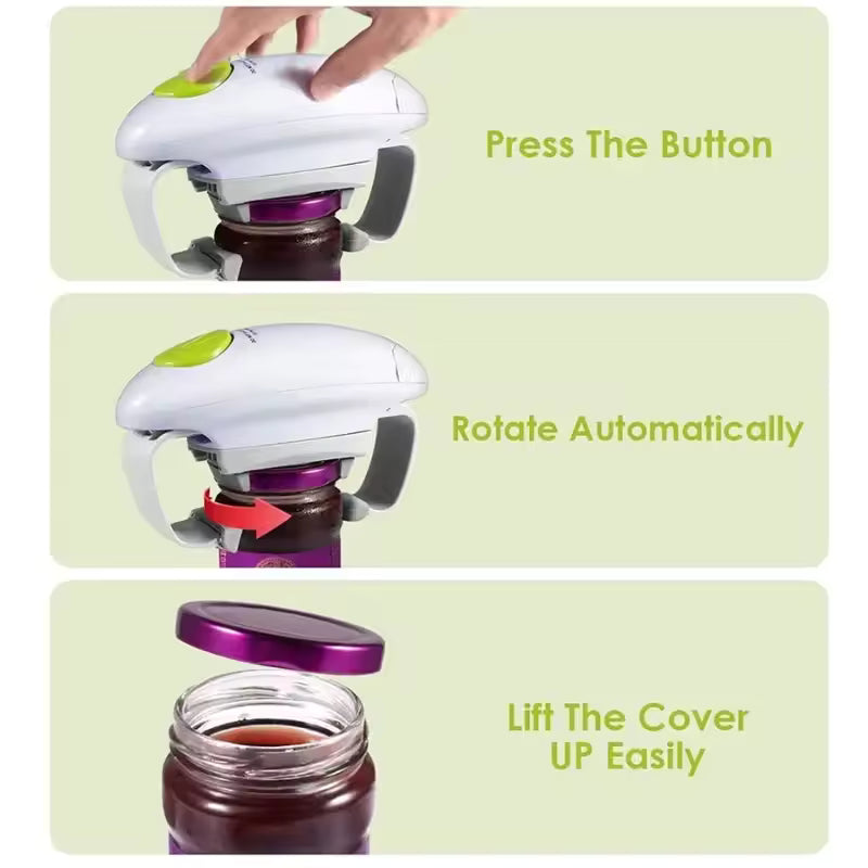Electric Can Opener | Practical Automatic Jar Bottle Openers