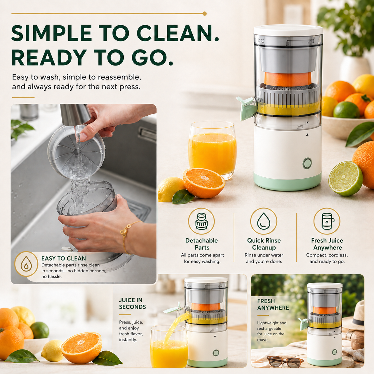 The Citrus Drift™ – Fresh Citrus Juice at the Press of a Button