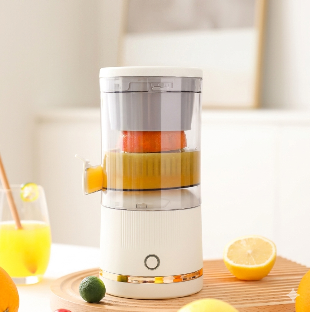 Portable Electric Citrus Juicer – USB-Rechargeable Freshness On-the-Go
