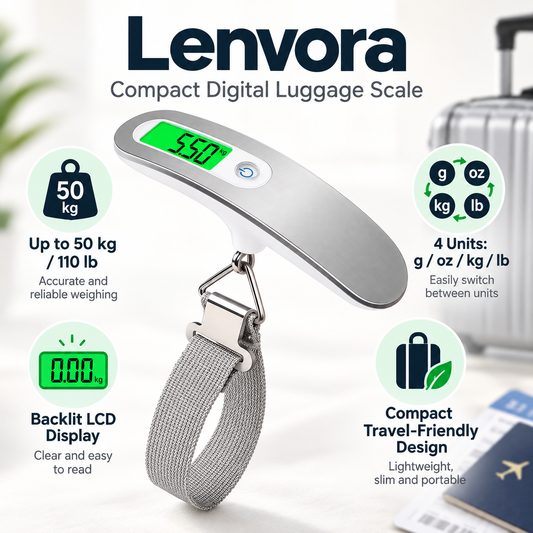 Lenvora - Precision Travel Weight Gauge