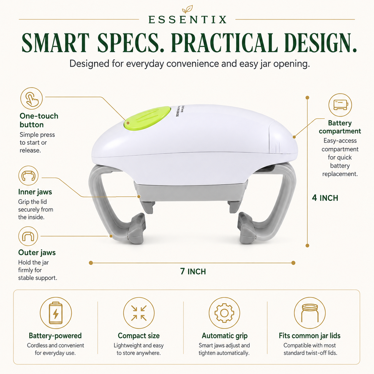 The Lidara - One-Touch Lid Release System