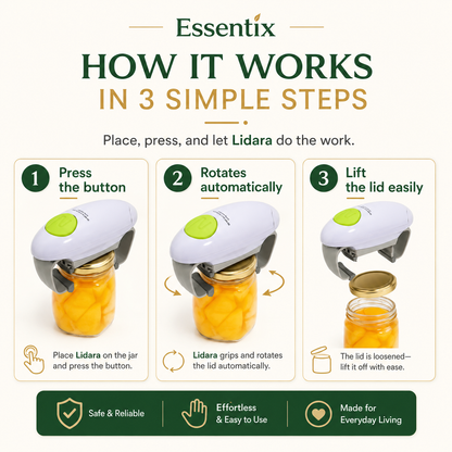 The Lidara - One-Touch Lid Release System