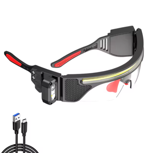 Multifunctional glasses with sensor lamp (best for night time activies)
