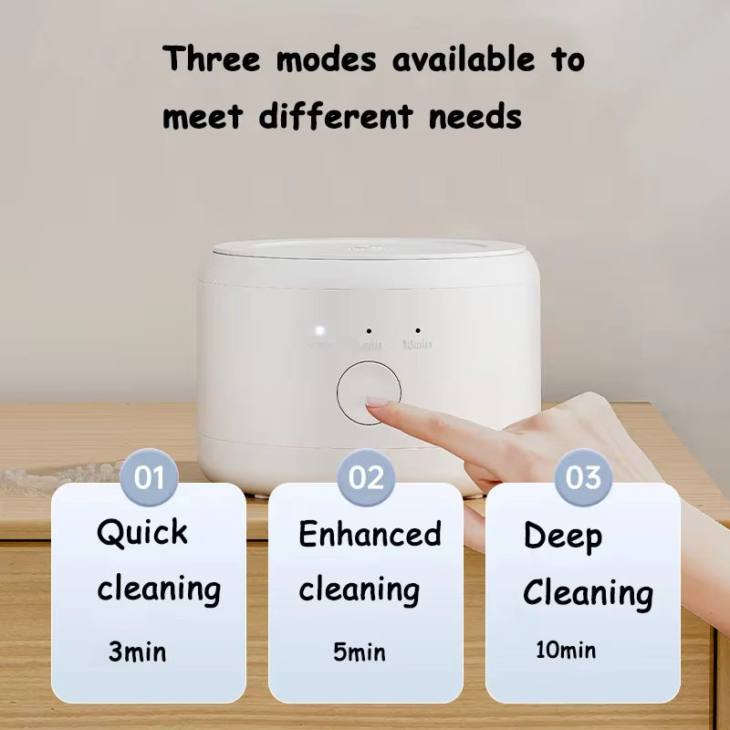 Ultrasonic Wave Cleaning Machine | Electronic Jewelry Orthodontic Cleaner