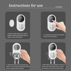 Smart UVC Toothbrush Sanitizer| Wall Mount Digital Display