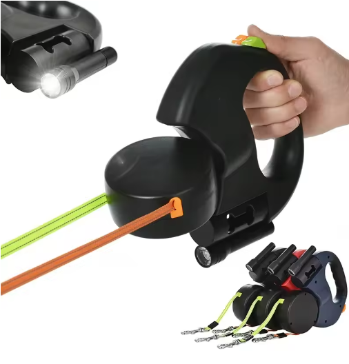 360 Degree Dual Traction Double-Ended Dog Leash