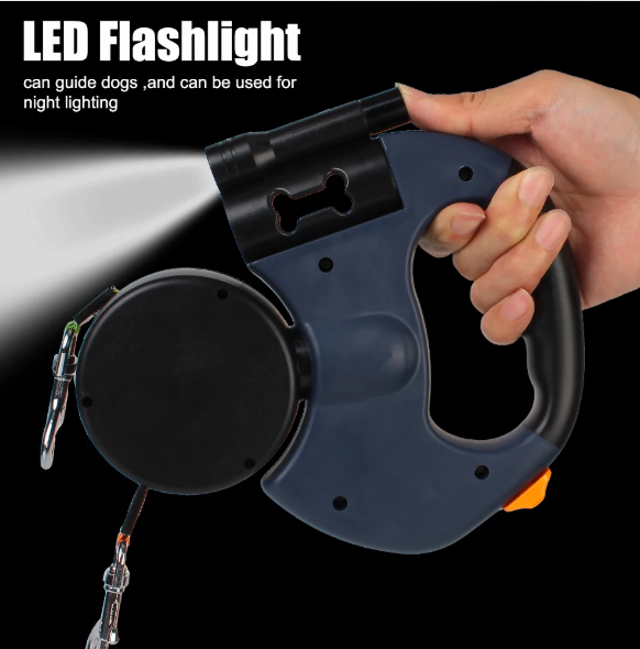 360 Degree Dual Traction Double-Ended Dog Leash