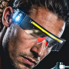 Multifunctional glasses with sensor lamp (best for night time activies)