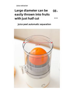 Portable Electric Citrus Juicer – USB-Rechargeable Freshness On-the-Go