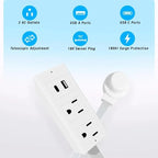 Power Outlet Expander with USB-AUSB-C Port and 2 AC Sockets