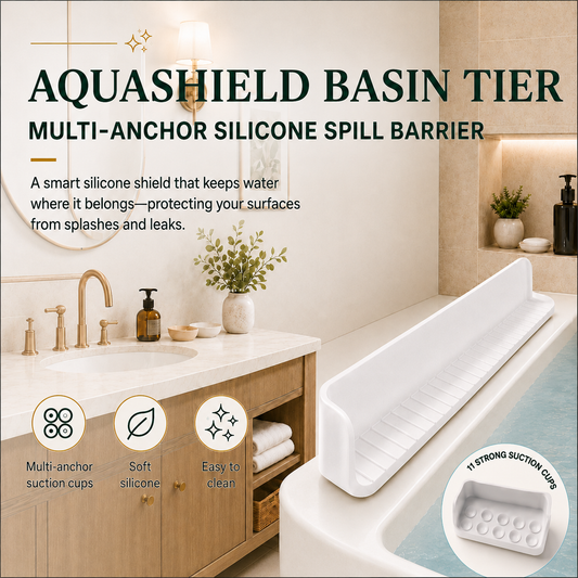 Aquashield Basin Tier – Multi-Anchor Silicone Spill Barrier