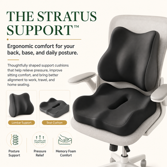 The Stratus Support™ – Support Your Back & Hips While Sitting