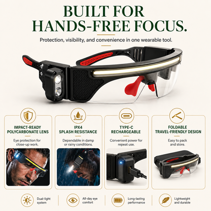 The Nocturn Aura – Light Up Close Work Hands-Free