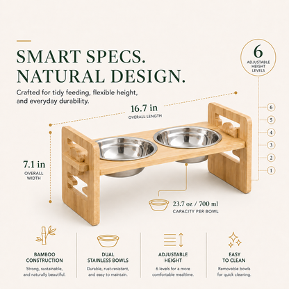 The Canopy Feed™ – Comfortable Feeding at the Right Height