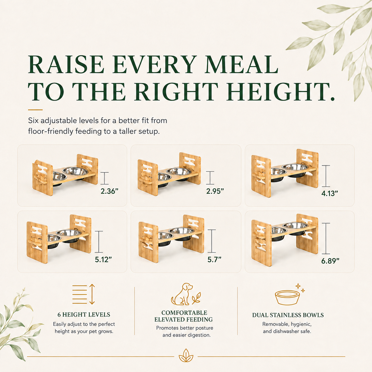 The Canopy Feed™ – Comfortable Feeding at the Right Height