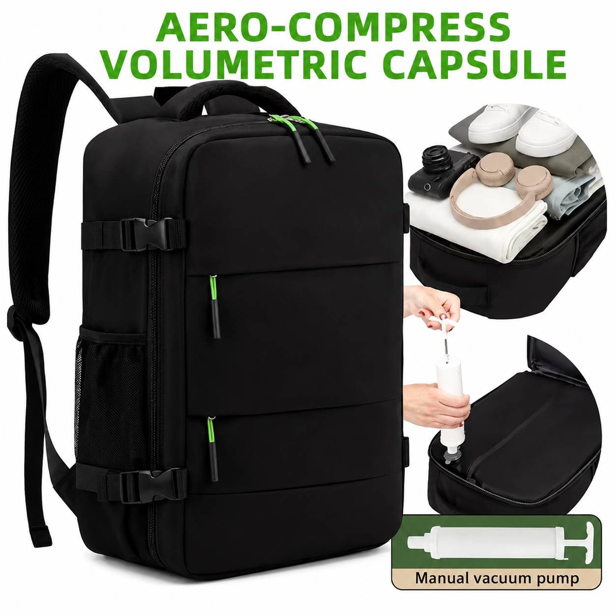 Aero-Compress Volumetric Capsule