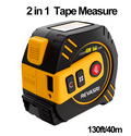 2 in 1 Laser Tape Measure | Laser Distance meter with High-precision Intelligent Ruler